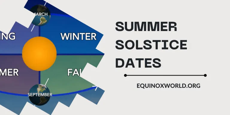 Summer Solstice Dates