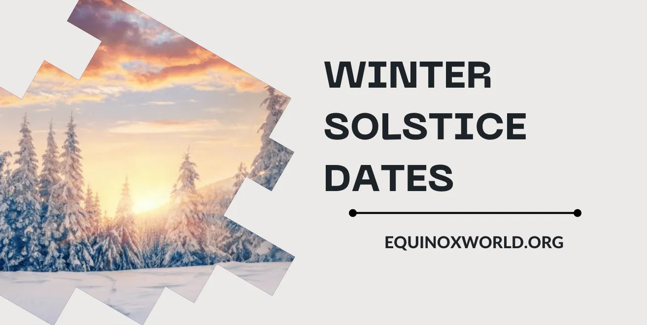Winter Solstice Dates
